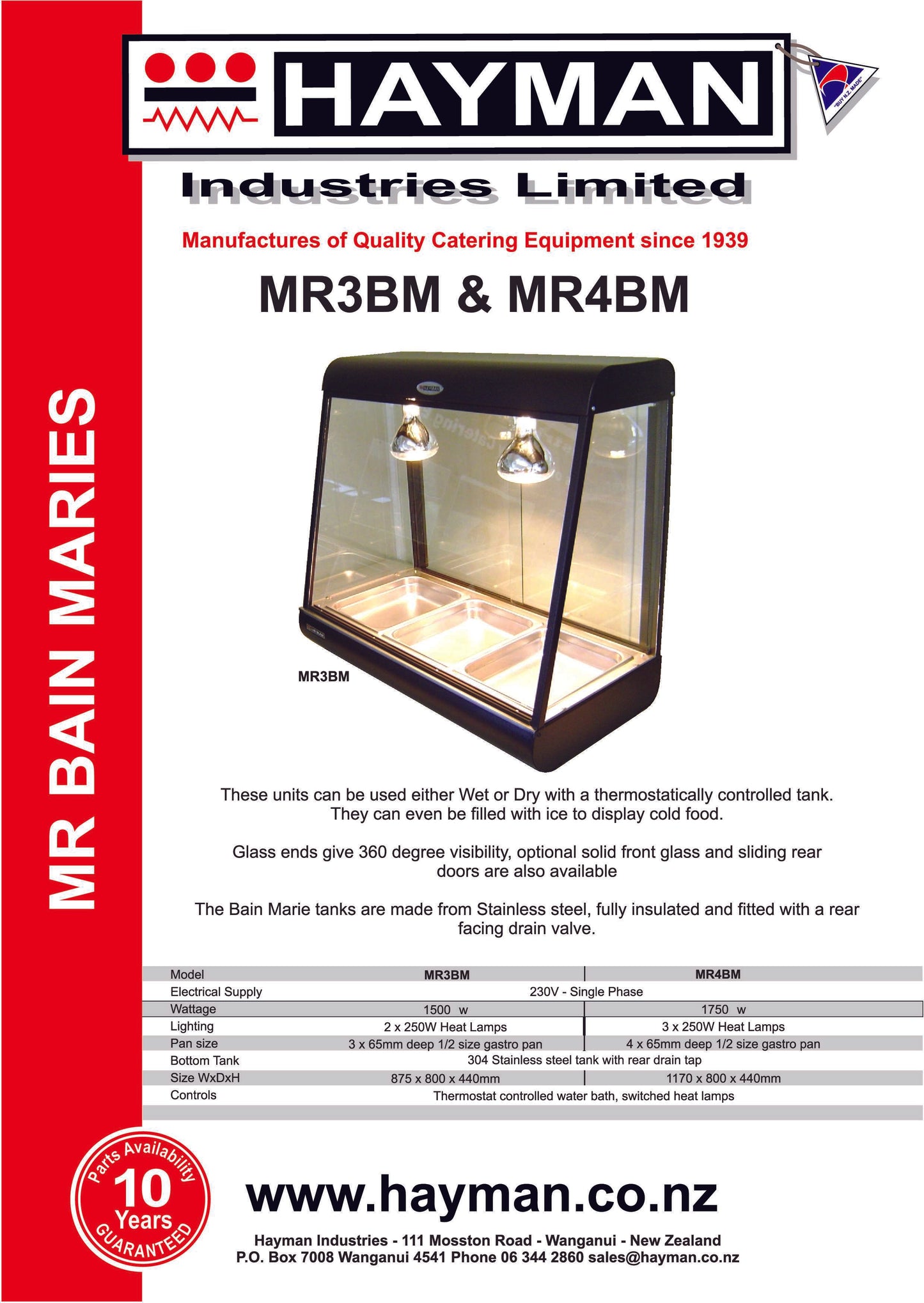 Hayman MR3H Pie Warmer