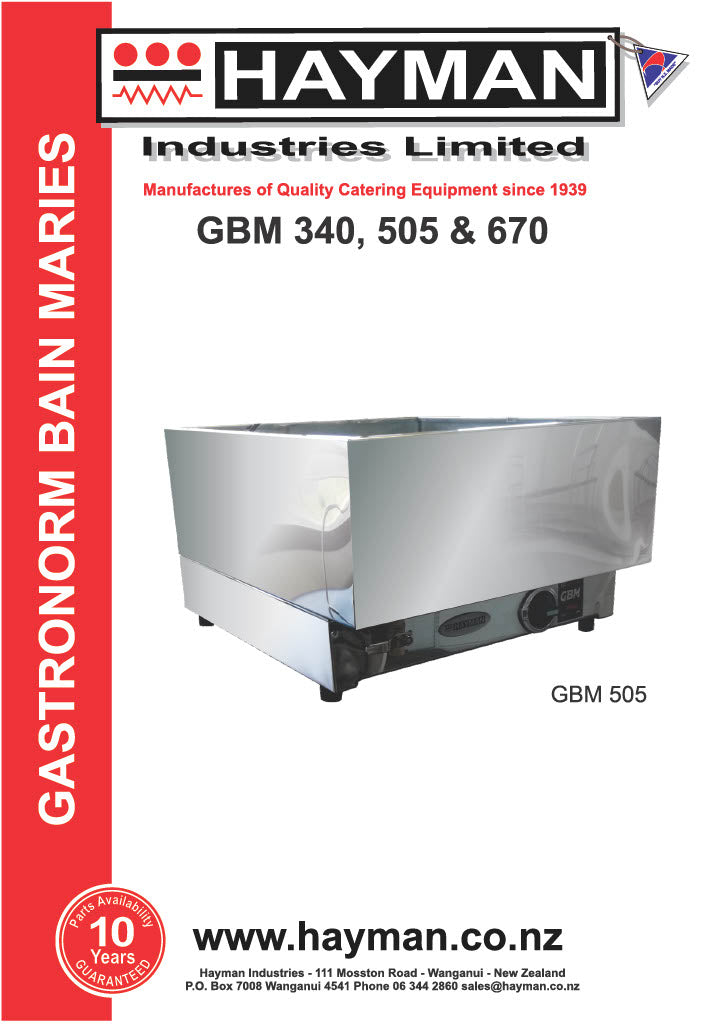 GBM670 Bain Marie – NZ Kitchen Supplies